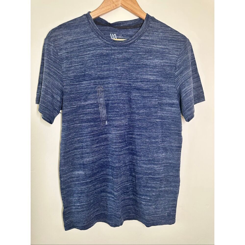 🌊 VRST Men’s Blue Heather Essential One Pocket Tee Size Small New